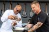 Warren G with Michael and Bryan Voltaggio, by Dan DeSlover